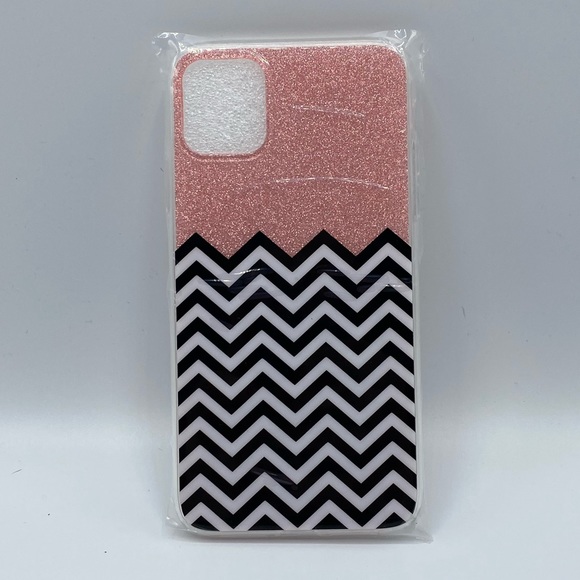 iPhone 11 Chevron Bling Glitter Hardshell Case - Picture 6 of 8